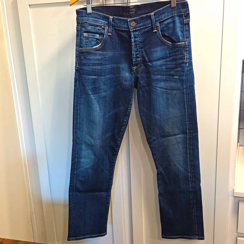 Citizens of Humanity Women's Dark Emerson Slim Boyfriend Button Fly Jeans 29 COH